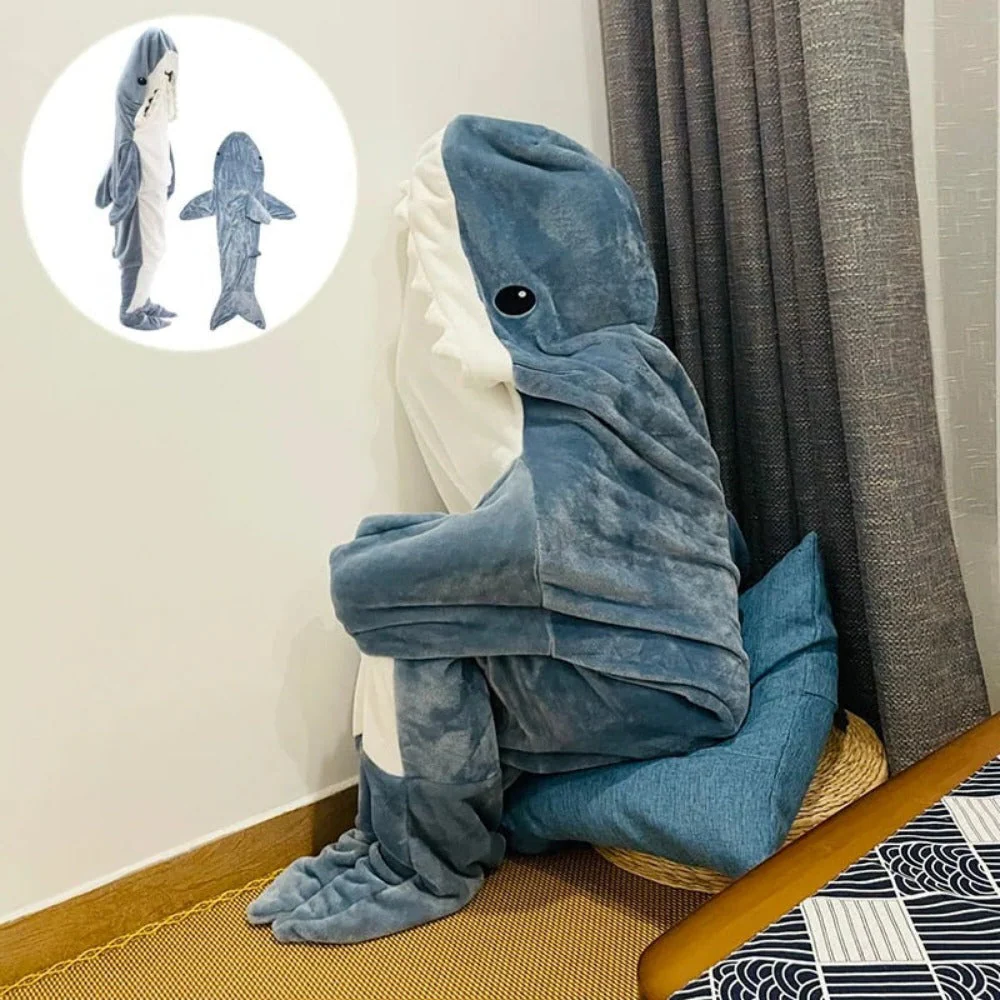 Shark Fleece Hooded Blanket - product image 4