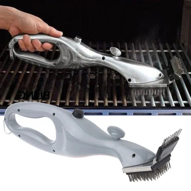Barbecue Grill Outdoor Steam Cleaning Brush BBQ Cleaner Charcoal Scraper - product image 4