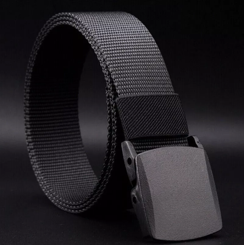 Mens Military Nylon Canvas Belts with Breathable Webiing - product detail 7