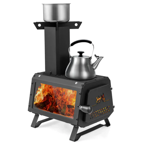 Portable Wood Burning Camping Cooking Heater Stove - product image 3