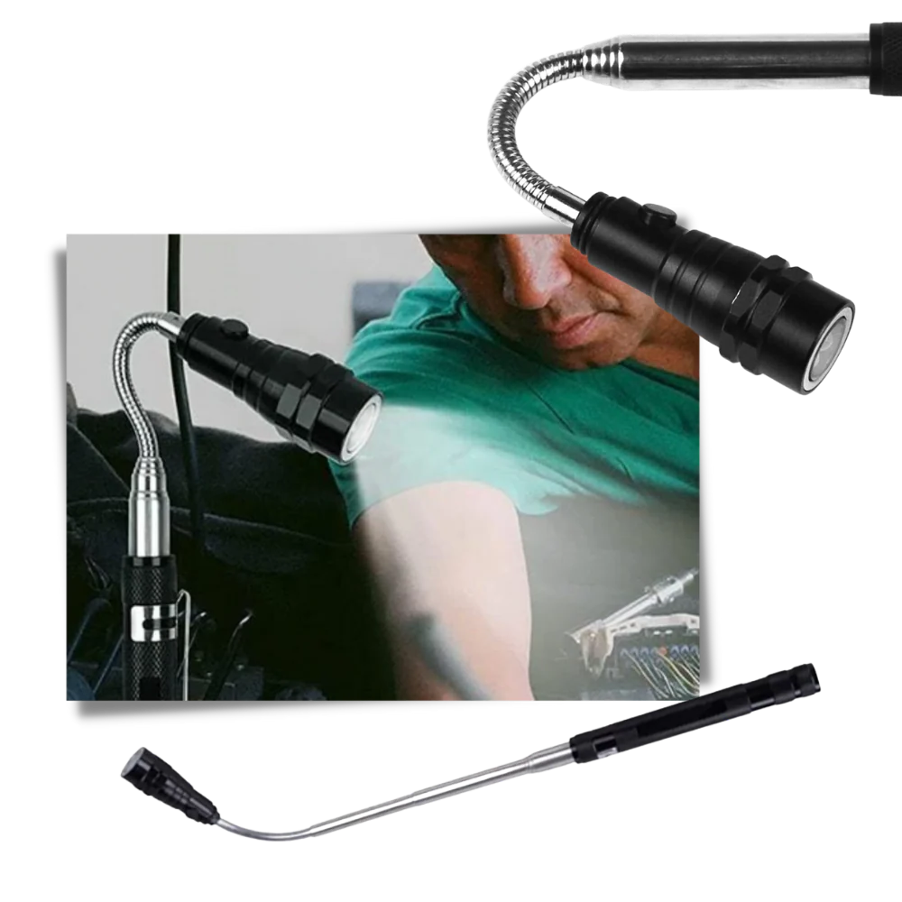 Telescopic magnetic LED flashlight - product image 6