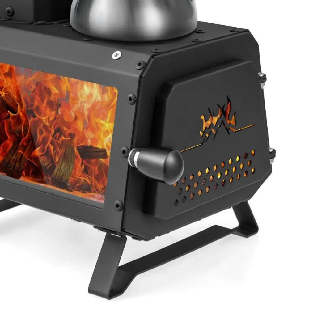 Portable Wood Burning Camping Cooking Heater Stove - product image 2