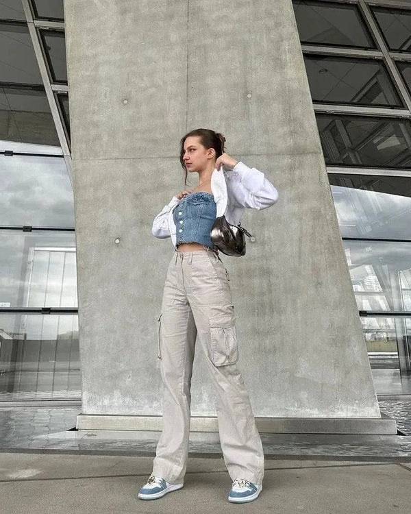 Adjustable Straight Fit Cargo Pants - product image 3