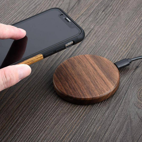 Fast Charging Wireless Charger (Wood) - product image 1