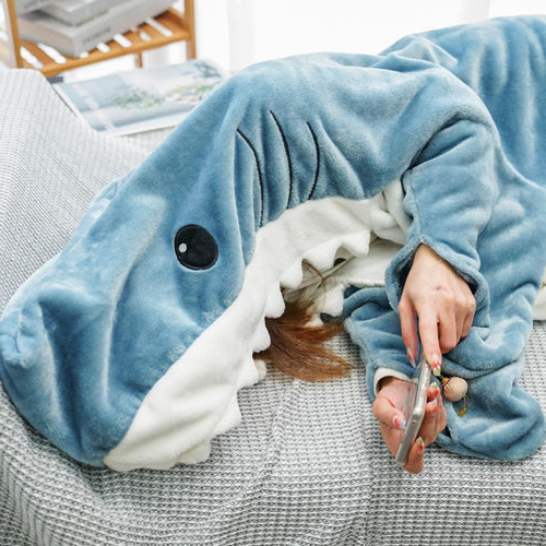 Shark Fleece Hooded Blanket - product image 3