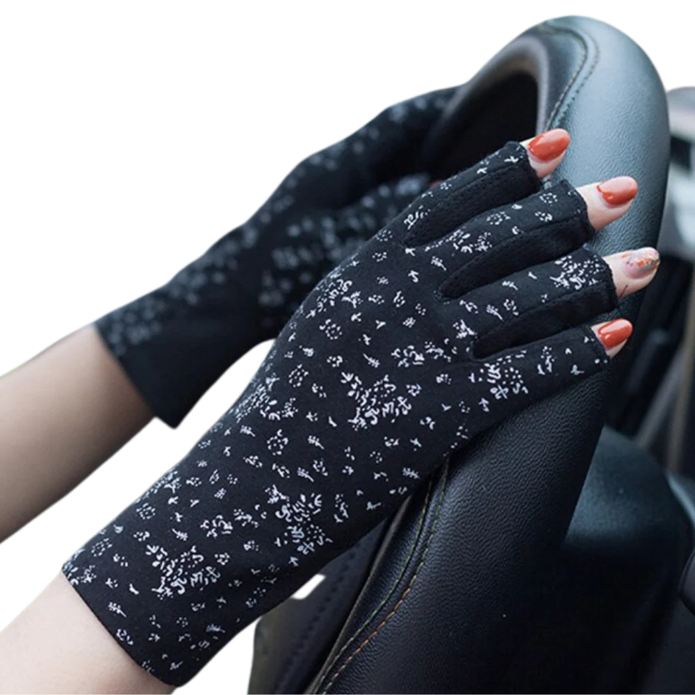 Stylish UV-Protective Cotton Gloves - product image 1