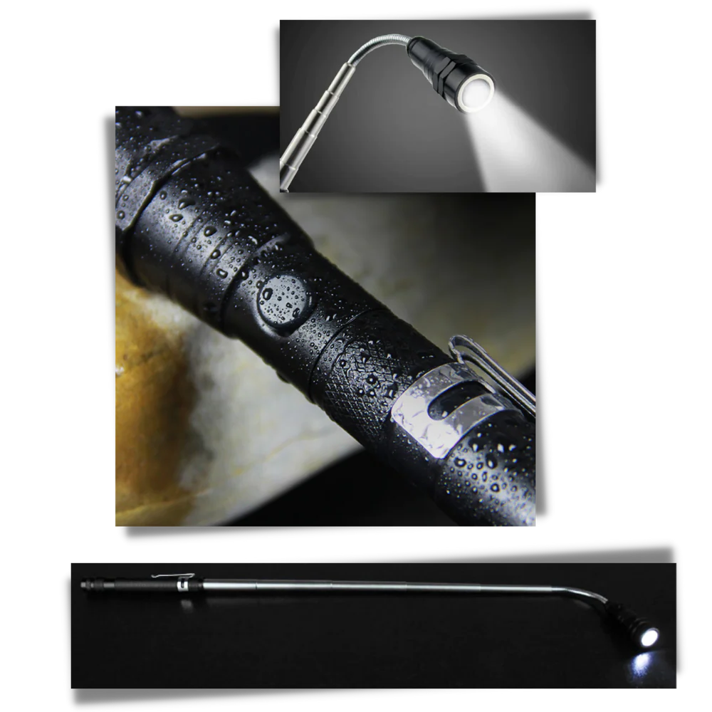 Telescopic magnetic LED flashlight - product image 8
