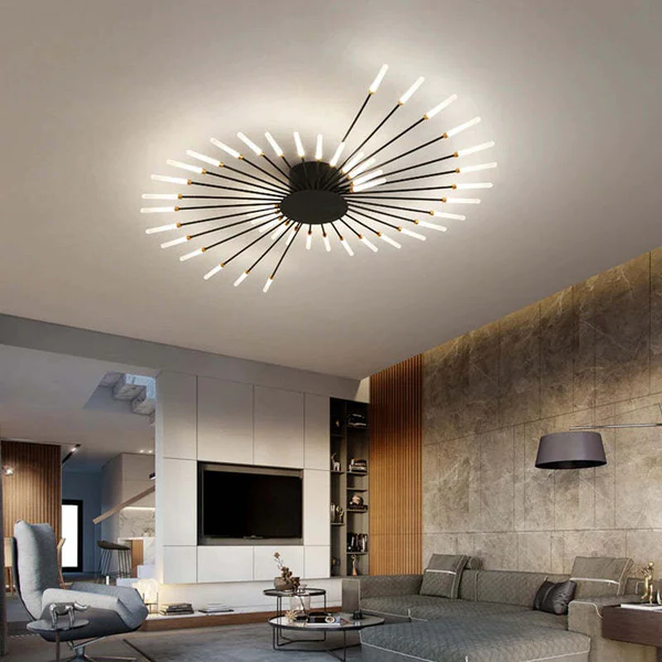 Flush Mount Ceiling Light Fireworks | Living Room/Bedroom - product image 4