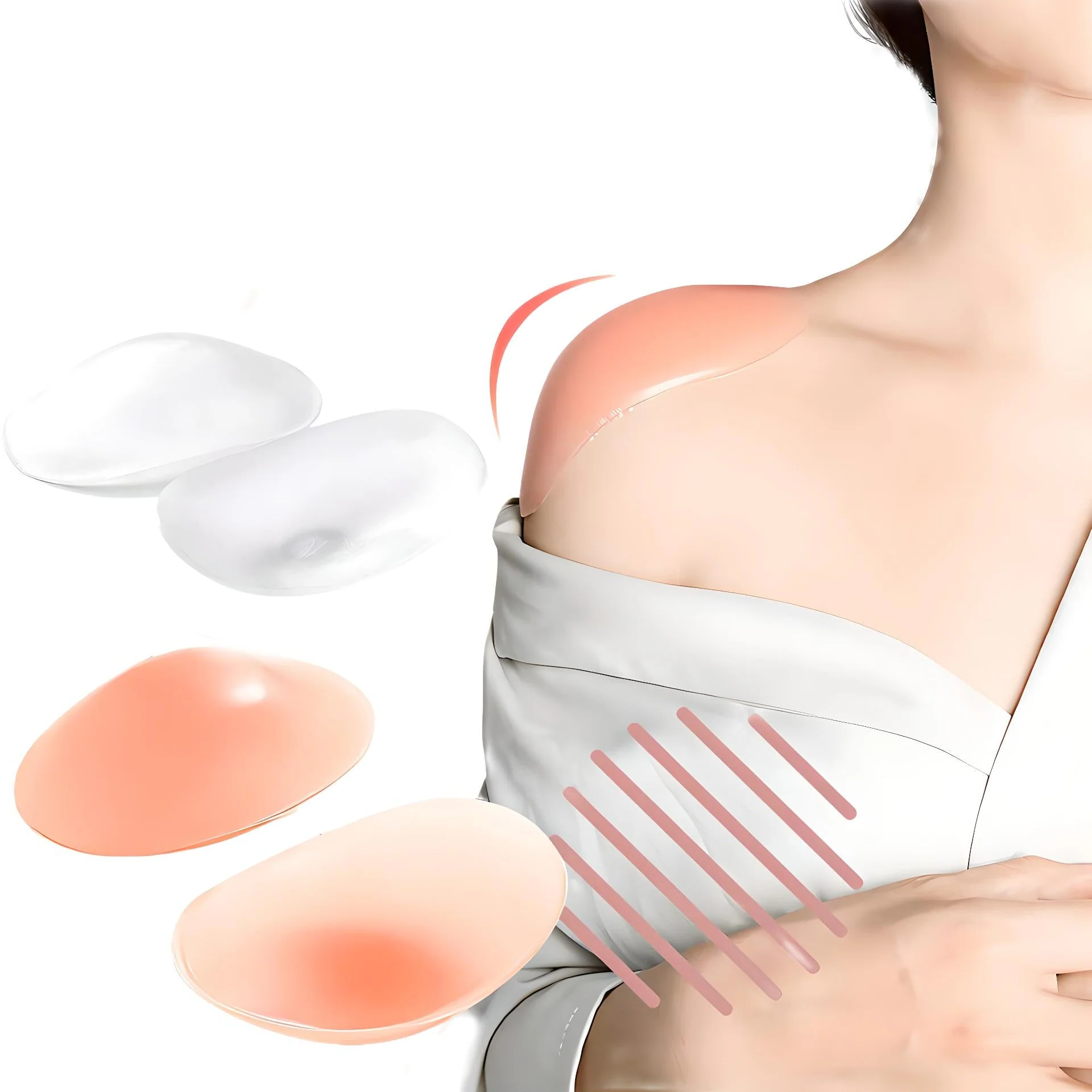Anti-Slip Shoulder Pads - Invisible Enhancer Shoulder Pads for Women's Clothing - product image 5