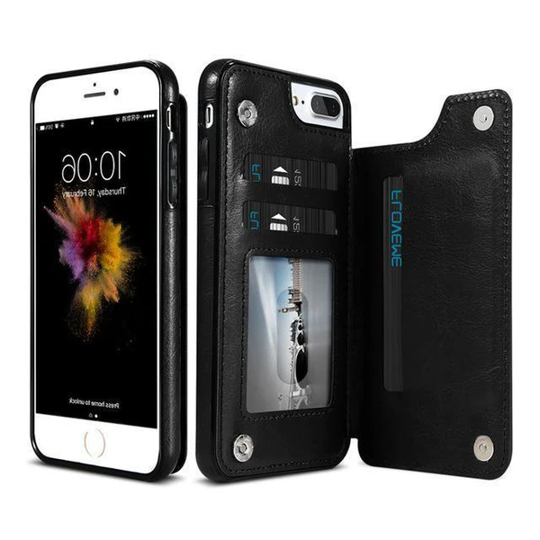 Luxury Leather Wallet Case For iPhone - product image 1