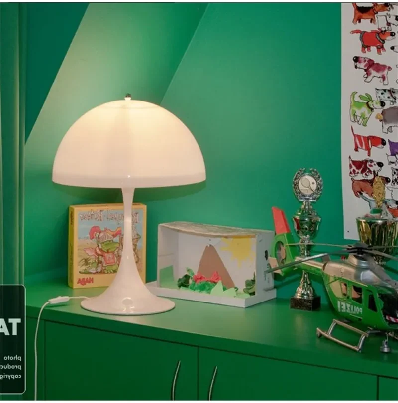 Retro Danish Table Lamp - Iconic Mushroom Design for Modern Spaces - product image 4