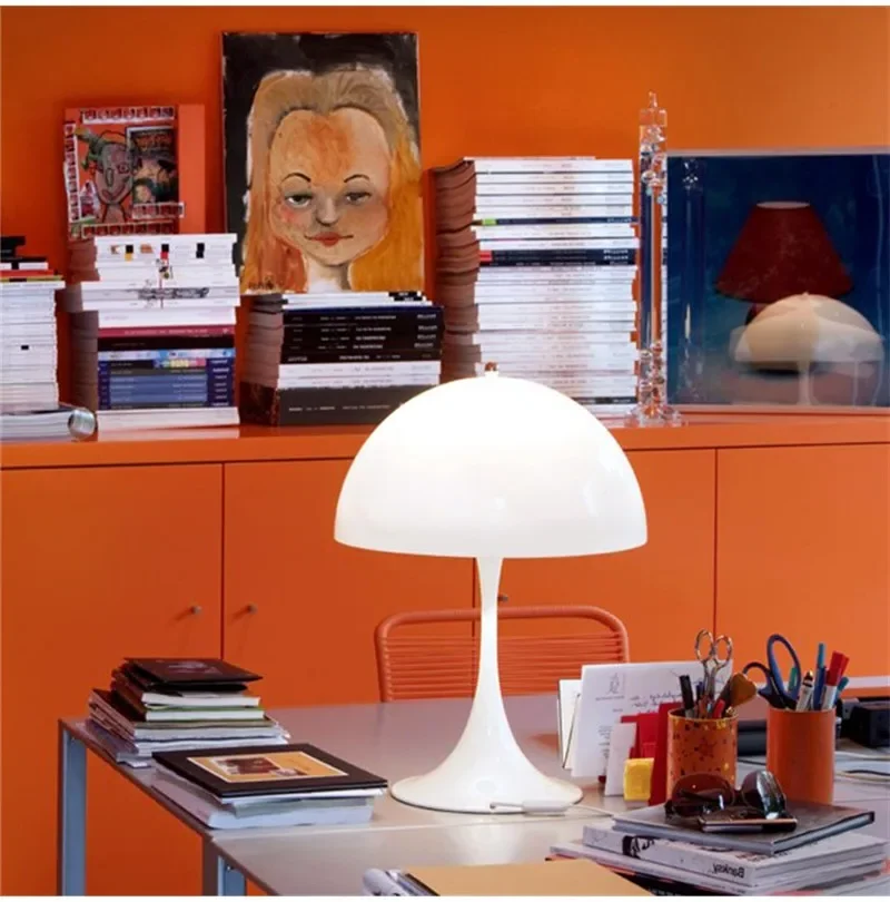 Retro Danish Table Lamp - Iconic Mushroom Design for Modern Spaces - product image 2