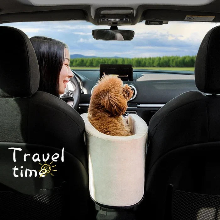 Pet Armrest Safety Seat - Pet Car Seat Travel Bag Suitable for Small Dogs and Cats - product image 3