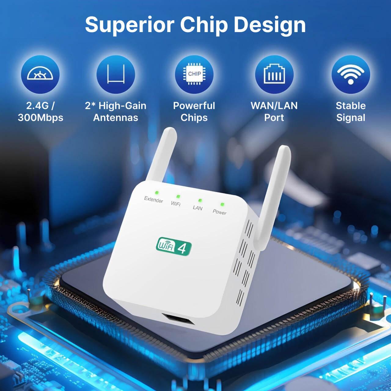 Powerful Long-Range WiFi Repeater - product detail 4