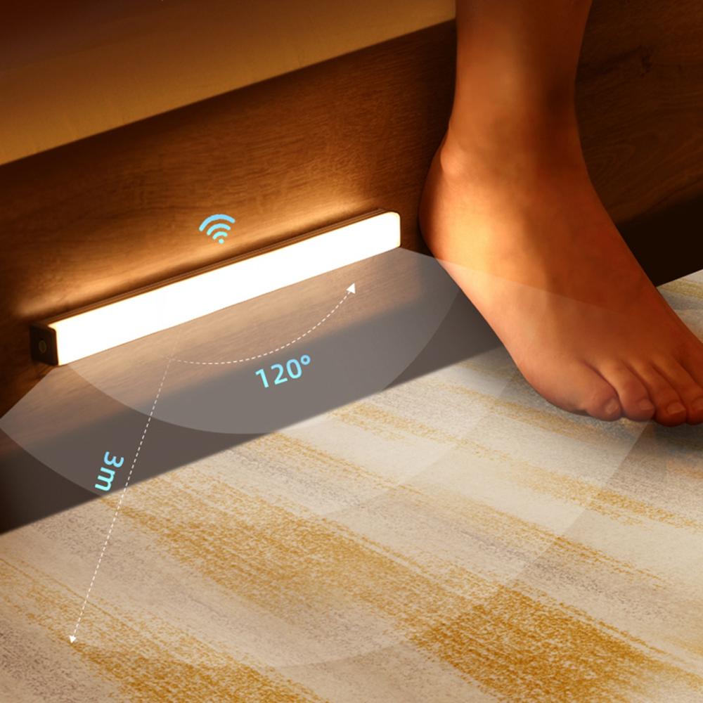 Luz LED con sensor de movimiento – Lámpara automática con enchufe