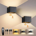 Aplique de pared recargable con sensor de movimiento, control remoto y LED regulable