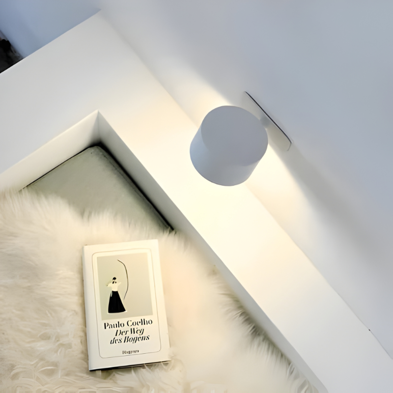 Aplique de pared recargable con soporte magnético de 360° e iluminación LED inalámbrica para exteriores