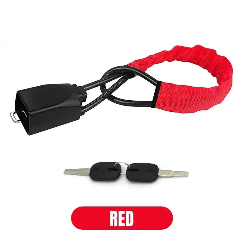 Universal Car Steering Wheel Lock with Seat Belt Security - product detail 6