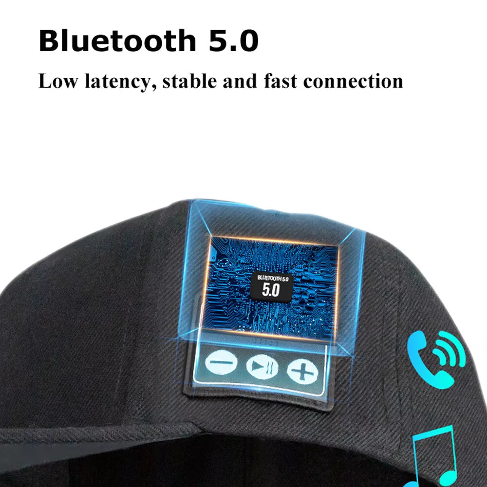 Bluetooth Speaker Baseball Cap – Wireless, Waterproof, and Stylish - product image 2