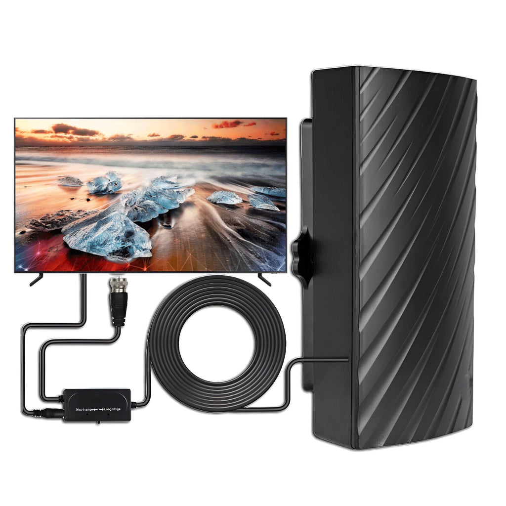 NOMOVA Long Distance 2025 Indoor Outdoor Antenna Box Edition HDTV Amplified 460 Mile Range