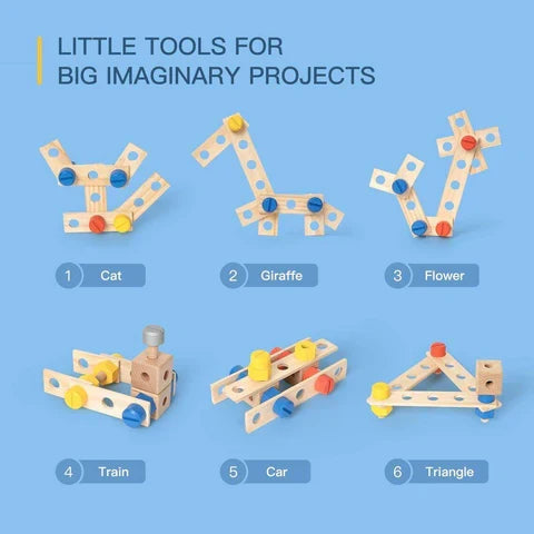 Exclusive Kids Pretend Play Realistic Work Tool Bench Toy - product detail 7