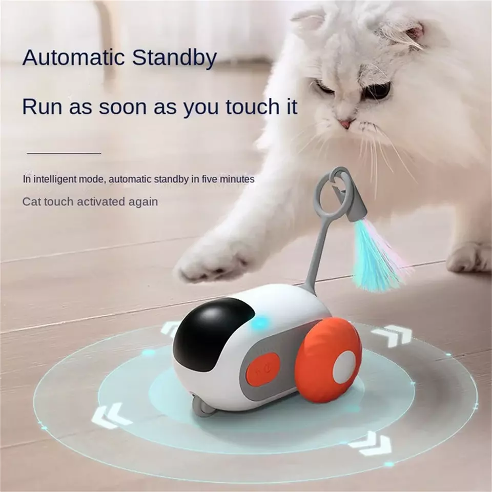 Smart Pet Sports Car Toy - Remote Control Interactive Cat Toy USB Charging - product image 5