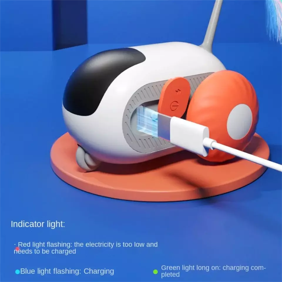 Smart Pet Sports Car Toy - Remote Control Interactive Cat Toy USB Charging - product image 1