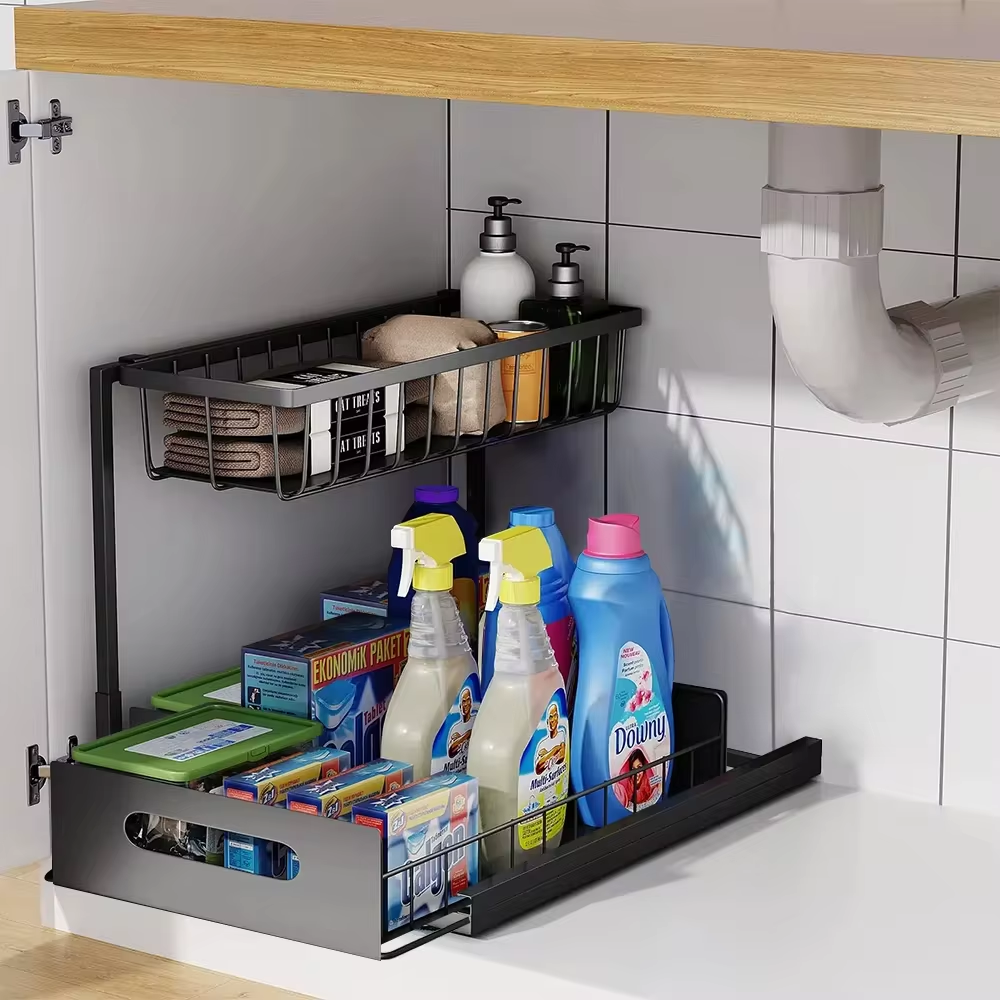 2 Tier Slide Out Under Sink Organizer - product image 3