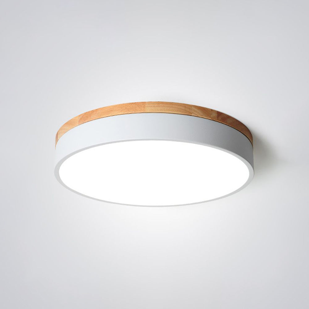 Luz de techo inteligente redonda regulable para habitaciones modernas