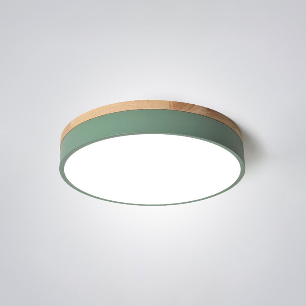 Luz de techo inteligente redonda regulable para habitaciones modernas