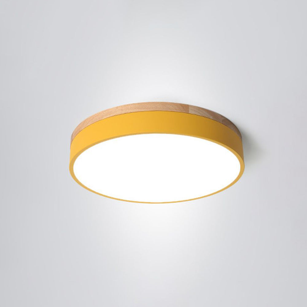 Luz de techo inteligente redonda regulable para habitaciones modernas