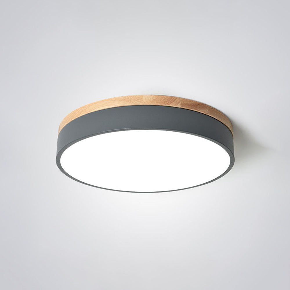 Luz de techo inteligente redonda regulable para habitaciones modernas
