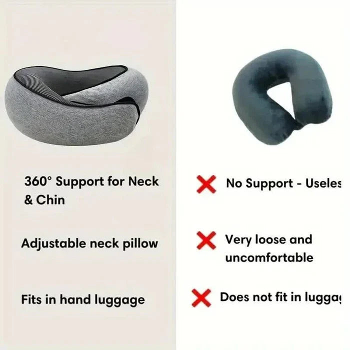 Snail Style Memory Foam Travel Curved Neck Pillow - - product detail 4