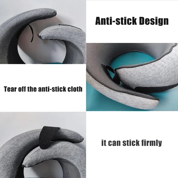 Snail Style Memory Foam Travel Curved Neck Pillow - - product detail 7