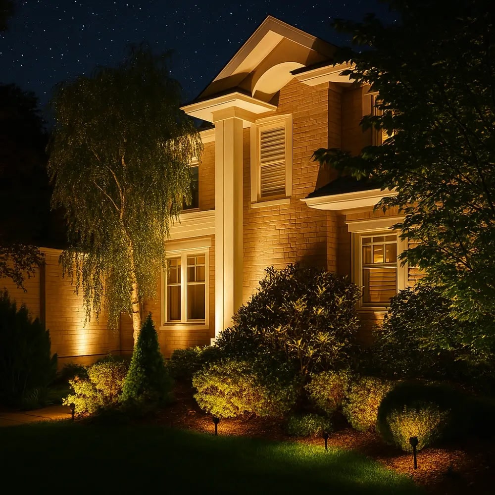 Foco solar recargable ajustable para jardín y exteriores, para iluminación paisajística