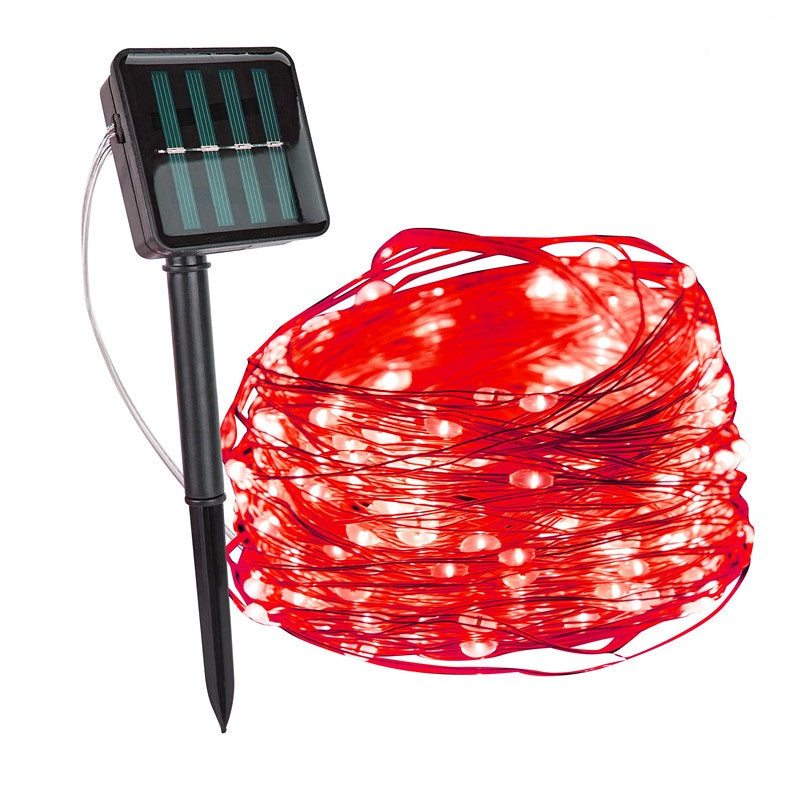 Luces solares de hadas para exteriores, LED impermeables para jardín y eventos