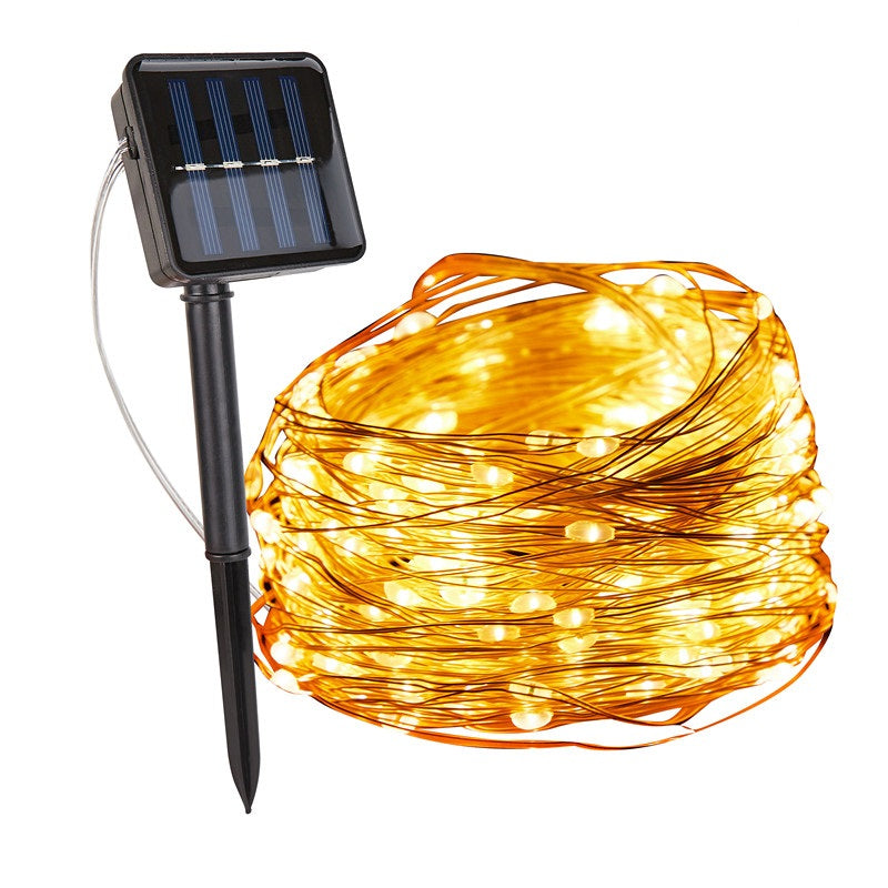 Luces solares de hadas para exteriores, LED impermeables para jardín y eventos