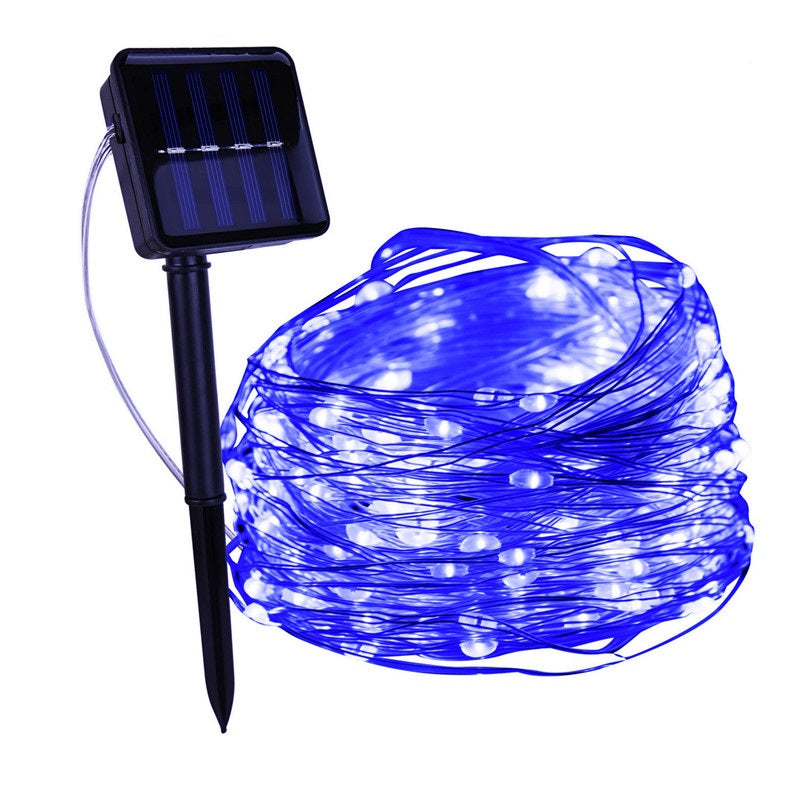 Luces solares de hadas para exteriores, LED impermeables para jardín y eventos