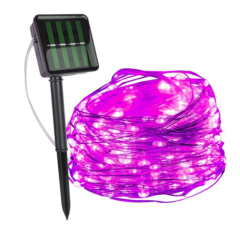Luces solares de hadas para exteriores, LED impermeables para jardín y eventos