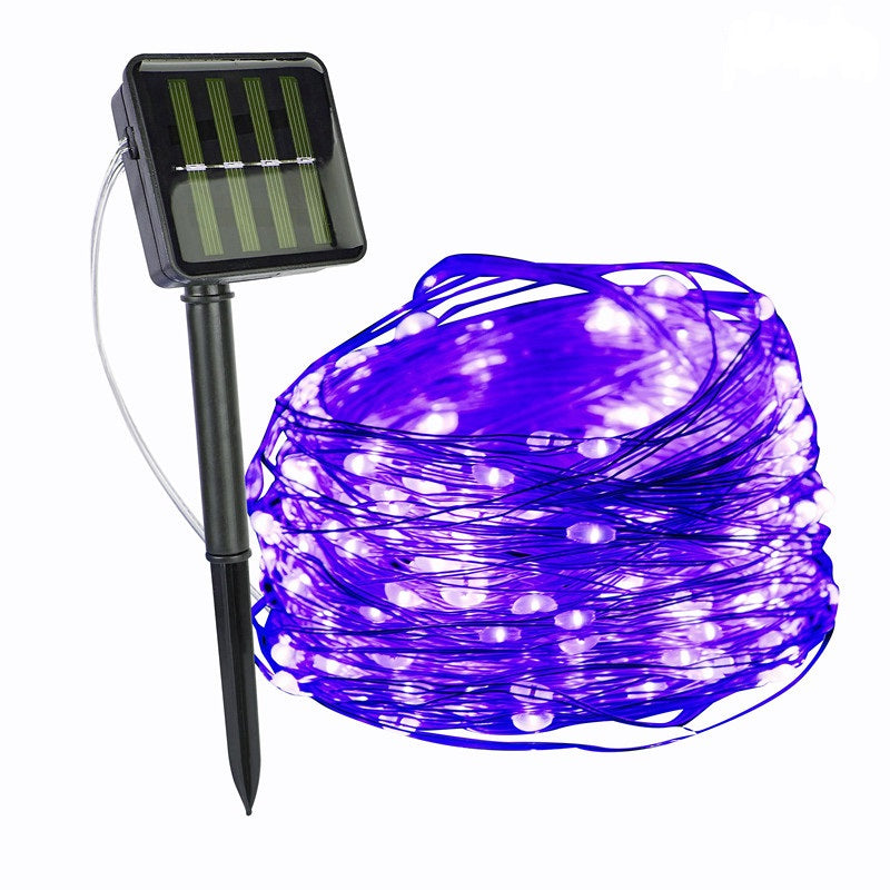 Luces solares de hadas para exteriores, LED impermeables para jardín y eventos