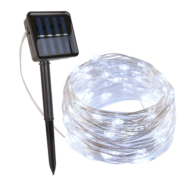 Luces solares de hadas para exteriores, LED impermeables para jardín y eventos
