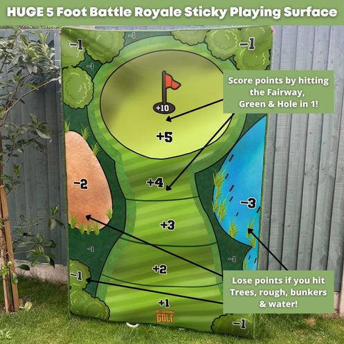 Sticky Golf Game - Mini Casual Golf Game Set, Auxiliary Practice to Improve Golf Skills Props Suitable for Indoor Outdoo - product image 2