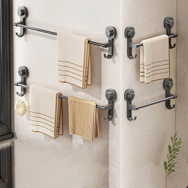 NOMOVA Wall-Mounted Towel Rack with Suction Cup