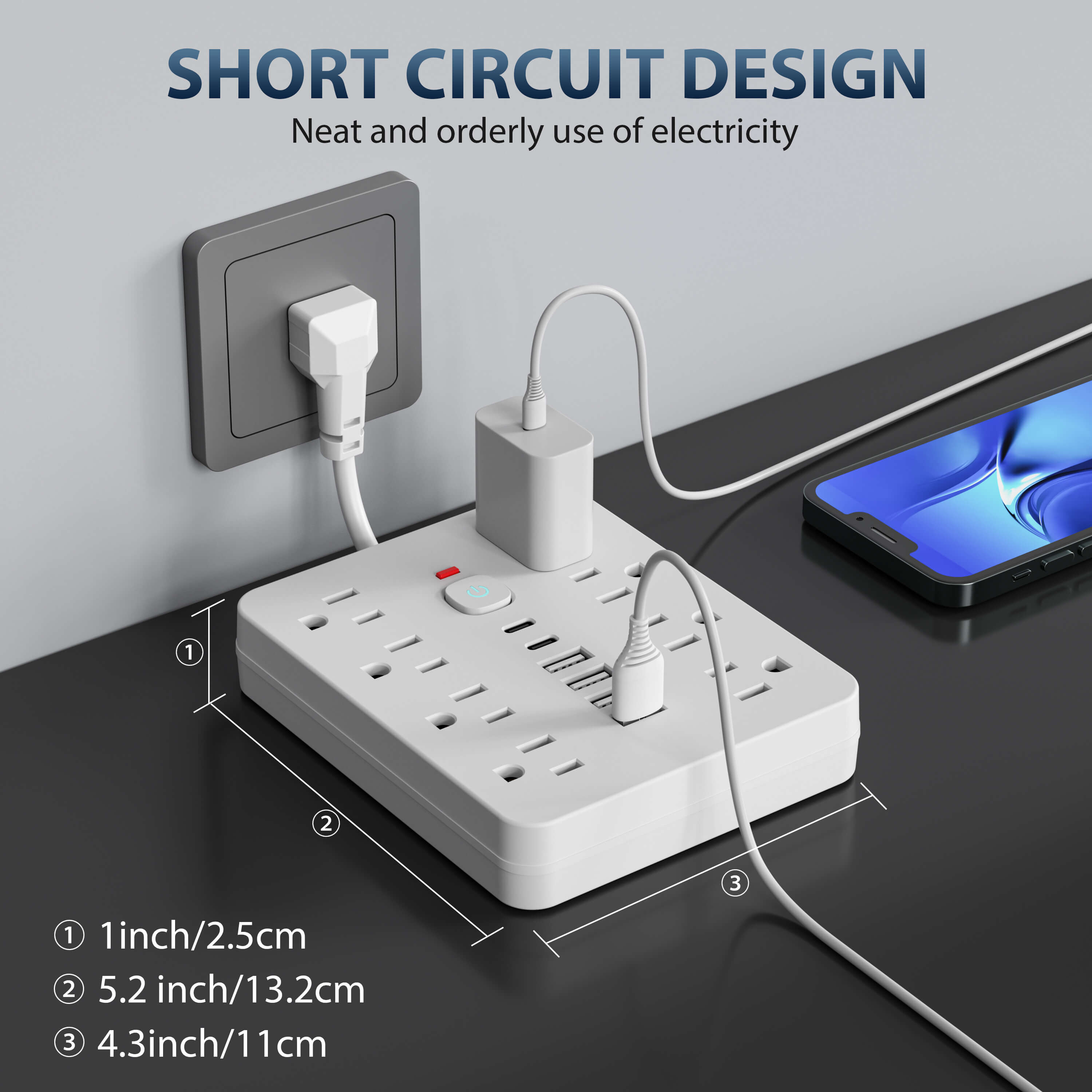 14-In-1 Power Strip With Surge Protection - product image 2