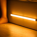Luces LED para debajo de los gabinetes, eficientes energéticamente, con sensor de movimiento y barra magnética
