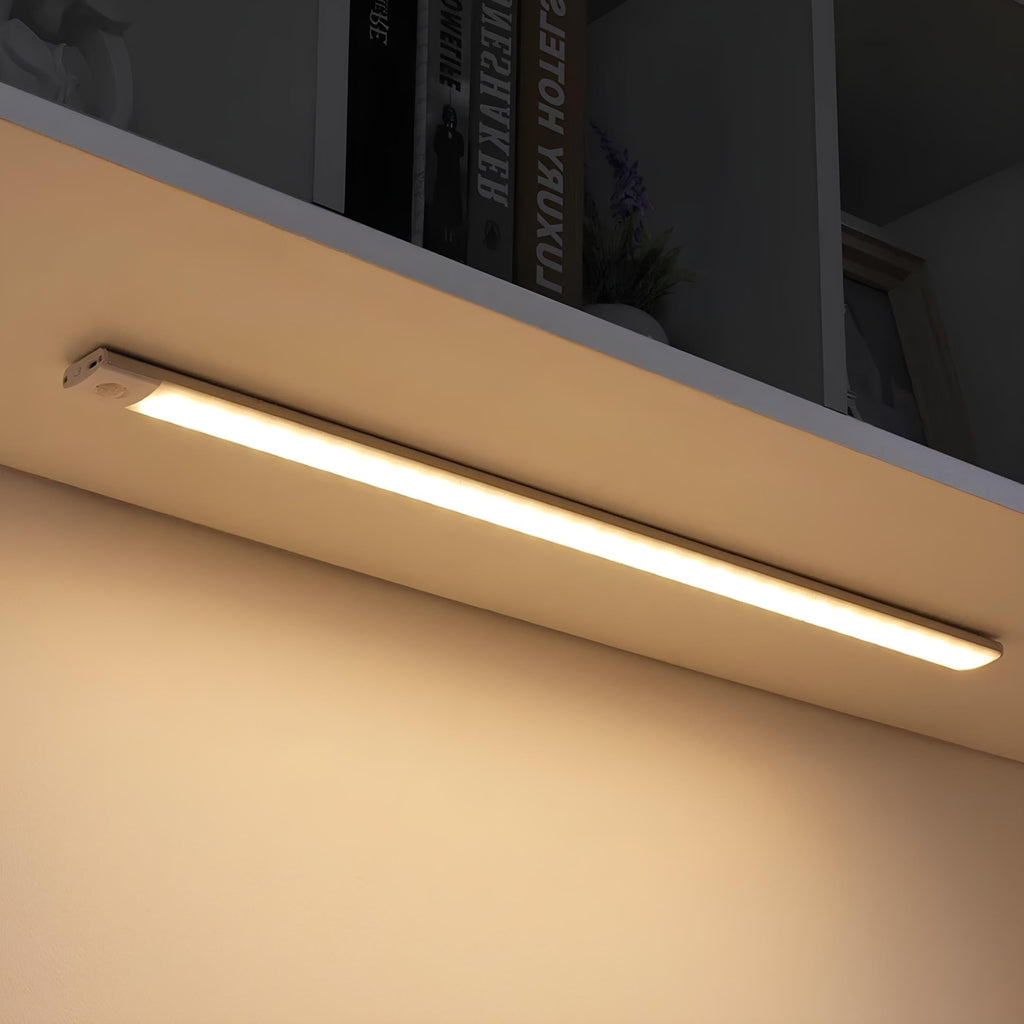 Luces inalámbricas para debajo de gabinetes, con sensor de movimiento LED recargable para armarios
