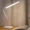 Lámpara de escritorio con brazo flexible, recargable y luz ajustable