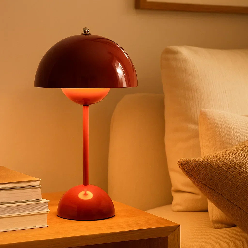 Lámpara de mesa Modern Touch con alimentación USB y brillo ajustable