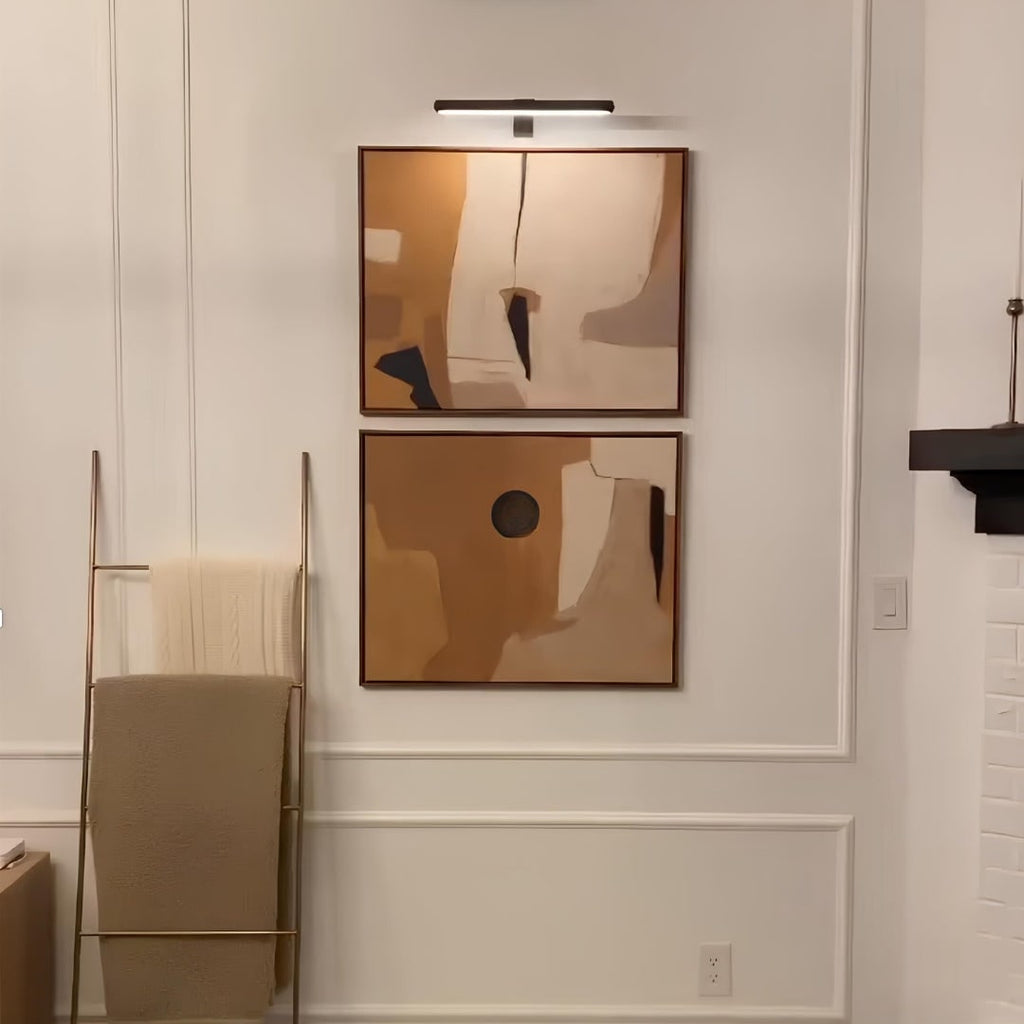 Lámpara de pared para cuadros, LED, recargable, inalámbrica y de metal