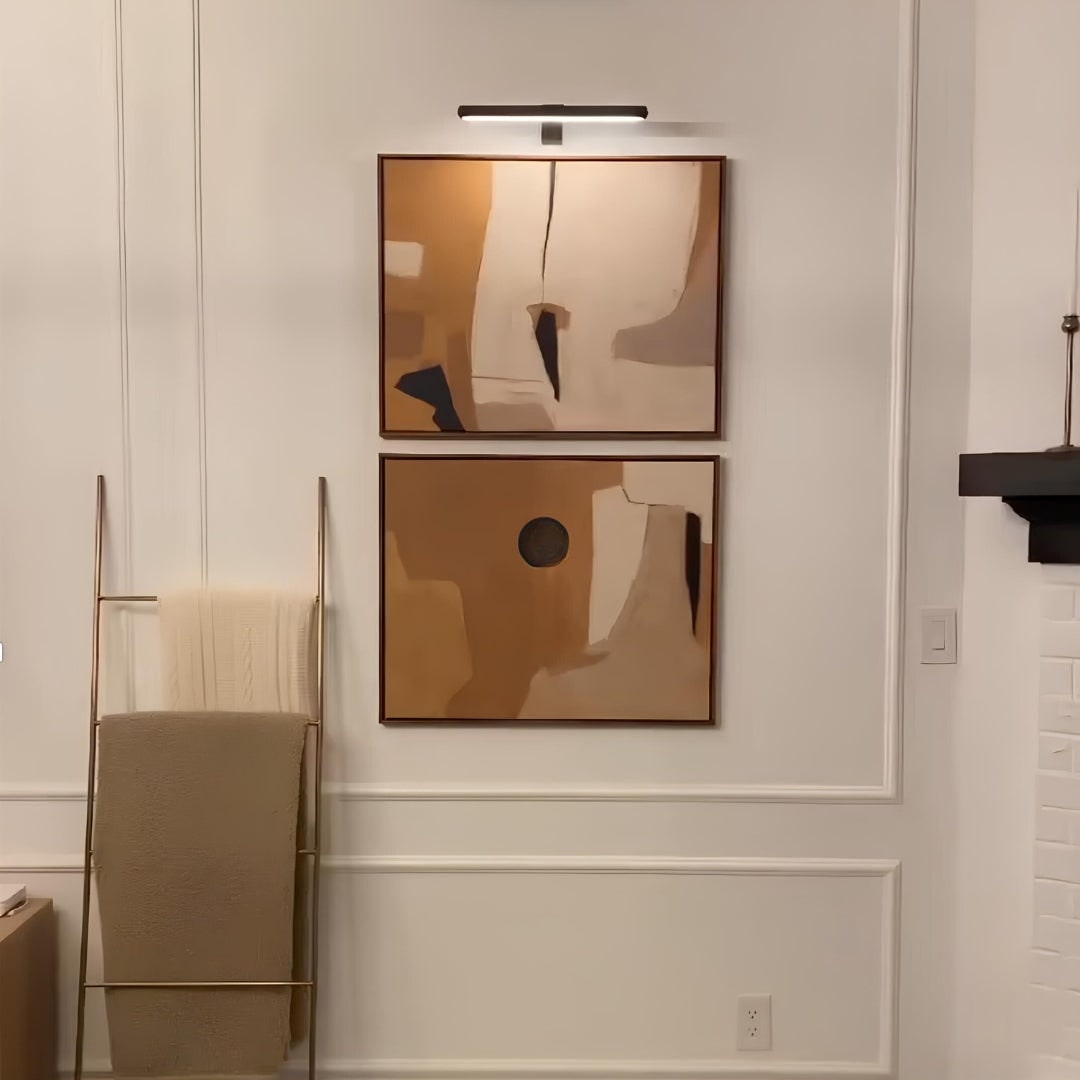 Lámpara de pared para cuadros, LED, recargable, inalámbrica y de metal